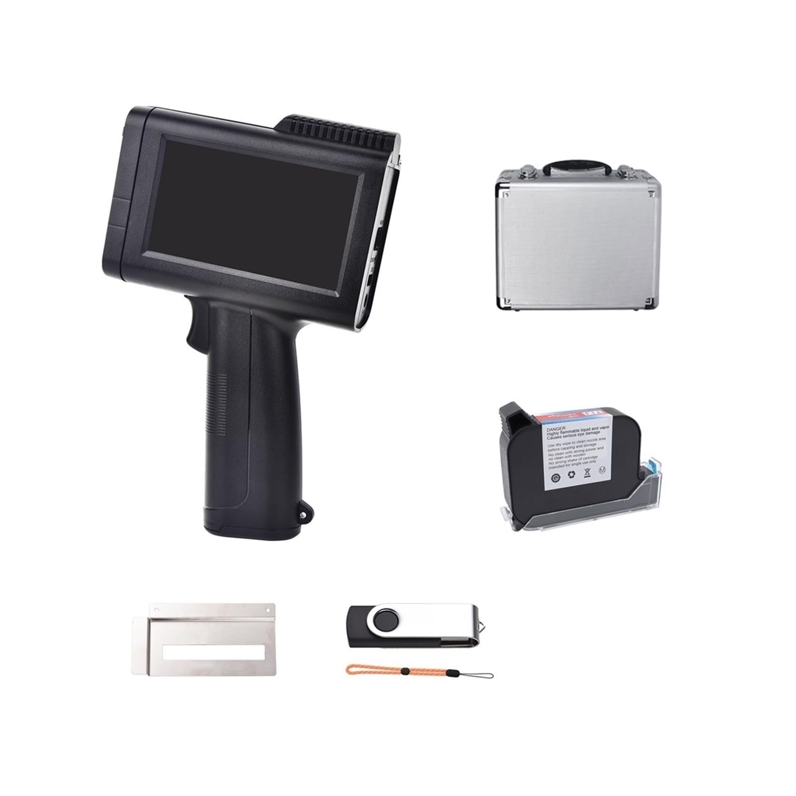Imprimante Portable XMINI 12,7 Mm - Jet D'Encre - Écran Tactile - Pour Codes, Dates, Logos - Autonome - 7