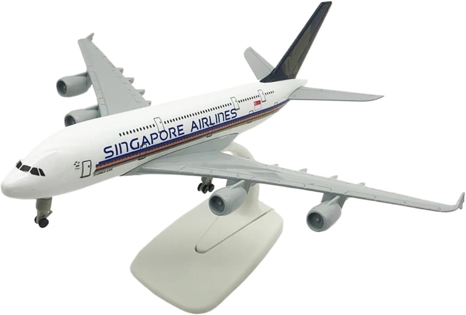 Miniature Scale 18cm 1 400 for A380 Miniature Aircraft Model Die-cast Alloy Souvenir Display Decoration Toy Flying Toy Game Kits