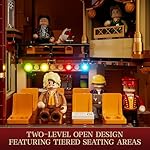 FUNWHOLE Balcony-Theatre Lighting Building-Bricks Set - City Town Creator House LED Light Multi-Form Modular Collectible Display Kit 2445 Pcs for Adults and Movie Lovers - Image 4