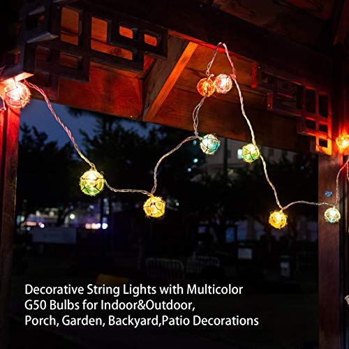 Nautical Fishing Float String Lights, Beach Themed Buoy String Lights Set Of 10 Multicolor String Lights For Indoor Home Decor And Outdoor Patio Decorations #TOP1