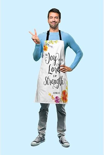 Vista 17 de Delantal de cocina con cabeza de gato negro, delantal con babero para chef restaurante, limpieza del hogar, Multi-003