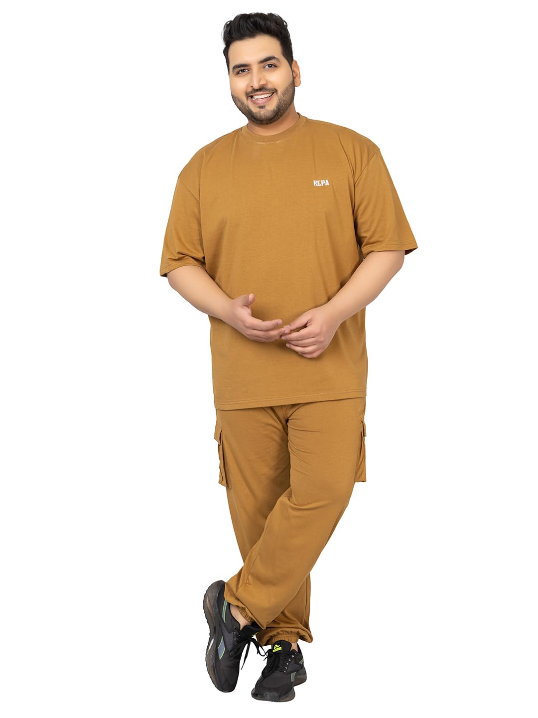 Kepa Men's Co-ord Set | Stylish Track Suit for Men | Summer & Winter Outfit | Gym Wear & Night Suit | Beach Wear & Casual Dress | Korean-Inspired Clothing SetWINE -4XL