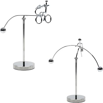 Magictech Steel Balance Toy Balancing Tumbler Toy Kinetic Art Balance Toy Science Psychology Home Office Decor Desk Toy PH03-PH05