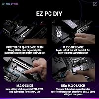 Micro Center AMD Ryzen 9 9900X CPU-Prozessor mit ASUS ROG Strix X870E-E Gaming WiFi X870 ATX Motherboard (18+2+2 Leistungsstufen, WiFi 7, 5X M.2, PCIe 5.0, USB4) – Ansicht 6
