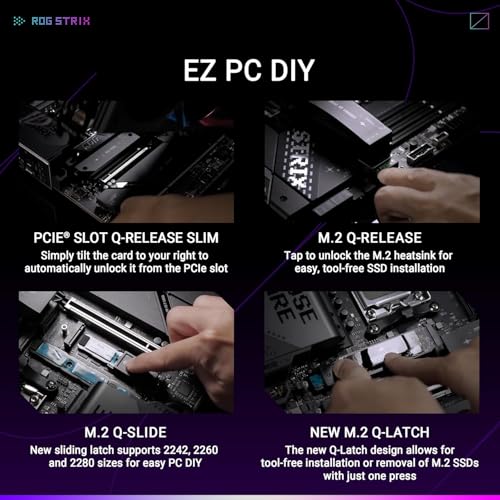 Micro Center AMD Ryzen 9 9950X CPU Processor with ASUS ROG Strix X870E-E Gaming WiFi X870 ATX Motherboard (18+2+2 Power Stages, WiFi 7, 5X M.2, PCIe 5.0, USB4)