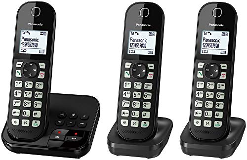 Teléfono inalámbrico Panasonic KX-TGC463GB Caller ID Negro miniatura 2