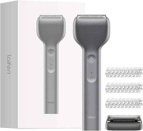 Laifen T1 Pro 1-Blade Electric Shaver for Men Face, Wet & Dry Gray Razor | Travel Friendly, Wet & Dry Shave, 120-Min Runtime, IPX7 Waterproof, Rechargeable Electric Razor