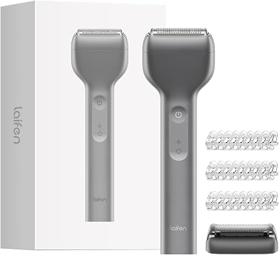 Laifen T1 Pro 1-Blade Electric Shaver, High-Speed 12,000 Cuts/Min, Long Hair Trimmer with 3 Guards, for Sparse Beard & Daily Styling, Wet & Dry, IPX7 Waterproof Razor (Space Gray)