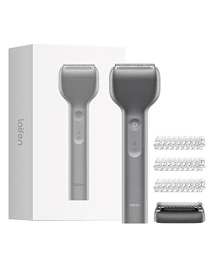 Laifen T1 Pro 1-Blade Electric Shaver High-Speed 12 000 Cuts Min Long Hair Trimmer with 3 Guards for