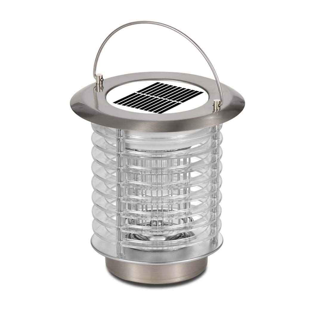 Trappola per zanzare Lampada solare antizanzare Lampada antizanzare portatile da esterno, anti mosche impermeabile, doppia funzione: anti insetti e luce da giardino combinata, anti zanzare a LED alime
