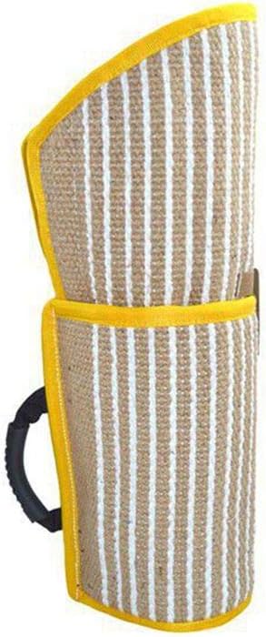 MoonyLI Dog Bite Sleeve Jute Dog Bite Protection Arm Sleeve with A Handle Soft Bite Sleeve,Suitable for Medium to Large DogsTraining Toy