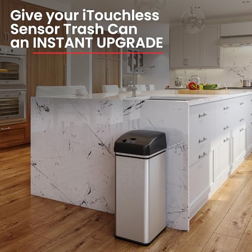 Image of iTouchless New Official 13G Sensor Trash Can Lid Replacement | Odor Filter