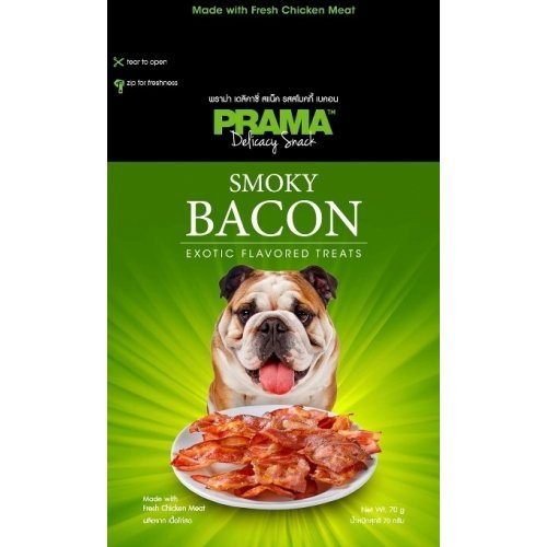 PRAMA Smoky Bacon Exotic Flavored Dog Treats (Pack of 3) (B01HHVUUF4) Amazon Price History, Amazon Price Tracker