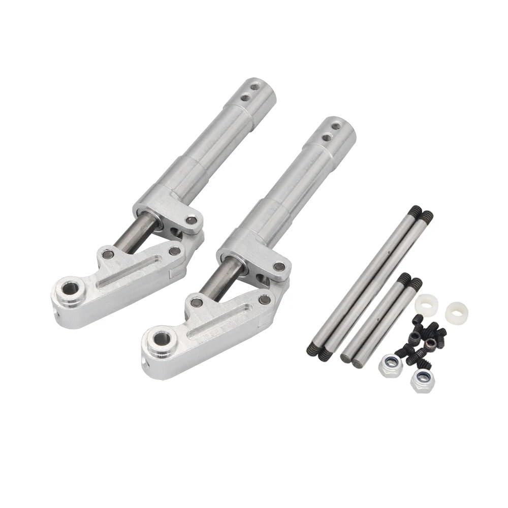 Tren de Aterrizaje con amortiguación for avión RC, trípode aleación Aluminio 85-185 mm absorción Impactos, Orificio 4/5 for Modelo EDF 3-6 kg(D4.0- H165mm)