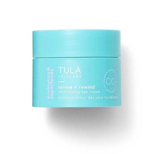 TULA Skin Care Revive Rewind - Crema revitalizante para ojos 05 oz - Líneas finas suaves ojeras e hinchazón