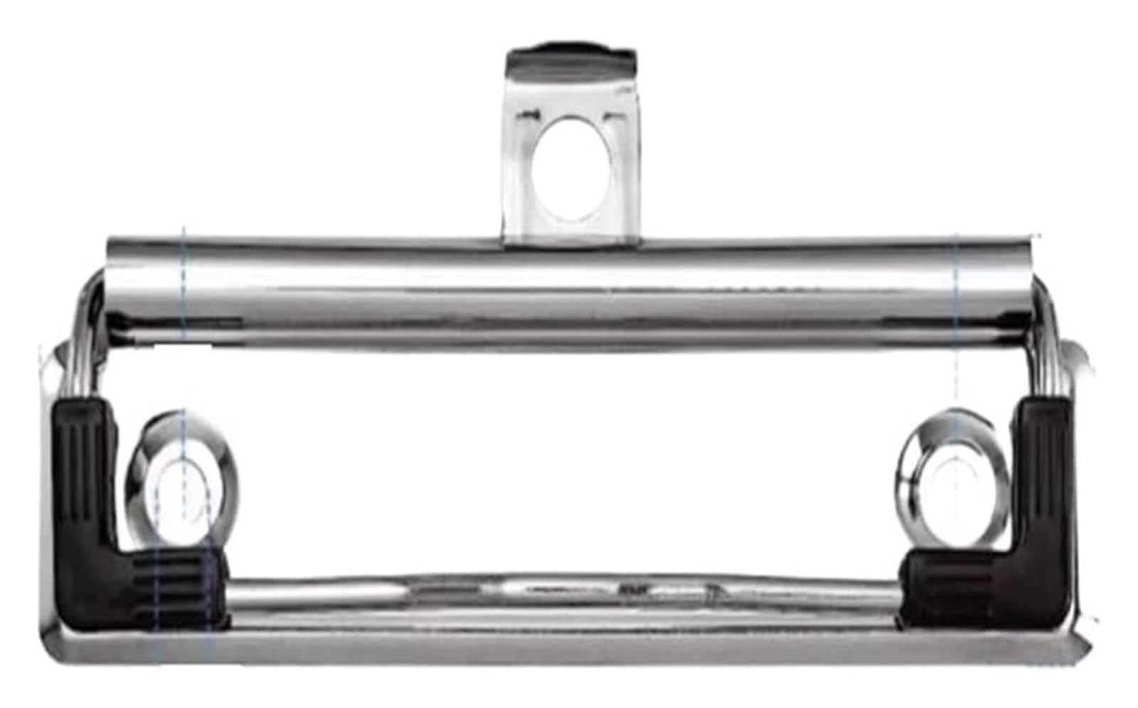 Mollette metalliche per lavagna a fogli mobili, 20/40 pezzi in metallo con impugnatura in gomma for cancelleria for ufficio(40pcs)