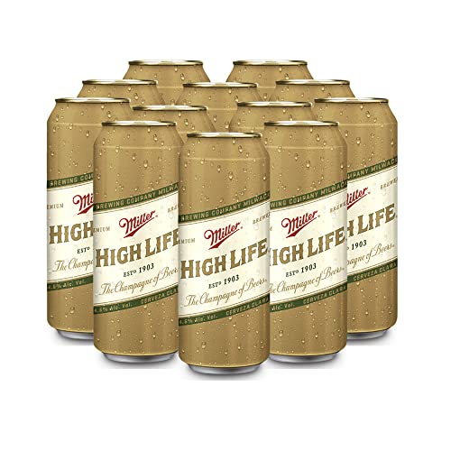 Miller High Life Cerveza Lager 12 Latas 710ml