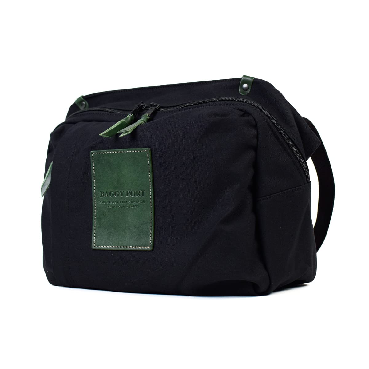 BAGGYPORT ビッグボディバッグ メッセンジャーバッグ Amazon | BAGGYPORT(バギーポート）BLACK 10号高密度帆布ビッグ