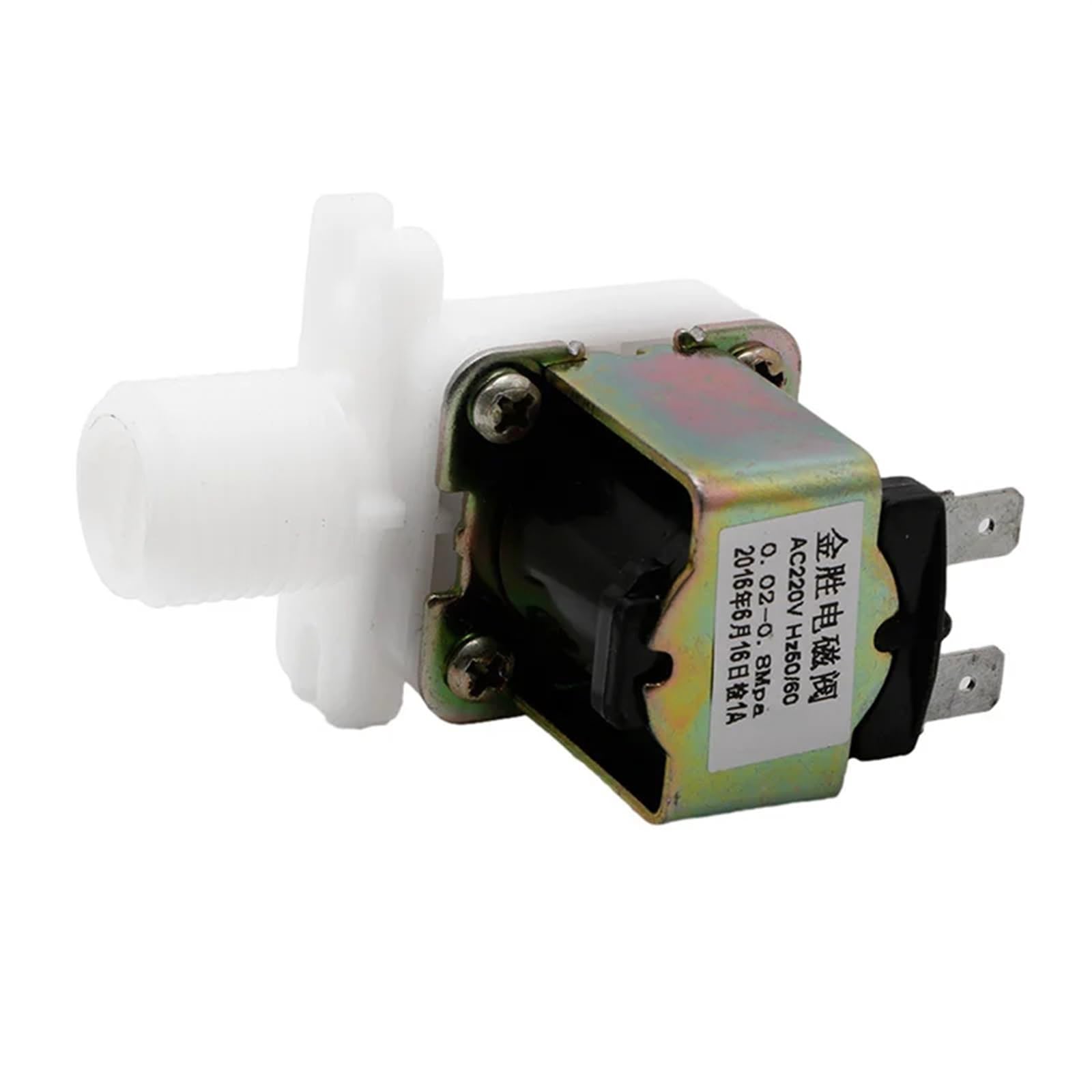 NYRXRYTCA 220V Electric Solenoid for Valve Magnetic N/C Water Air Inlet Flow Switc