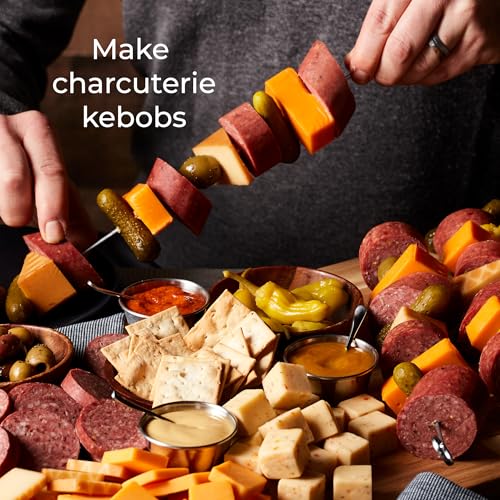 Hickory Farms Party-Size Signature Beef Summer Sausage, 26 ounces | Great for Snacking, Gifts, Entertaining, Charcuterie, Ready to Eat, High Protein, Low Carb, Keto, Gluten Free, 100% Beef - Thumbnail 5