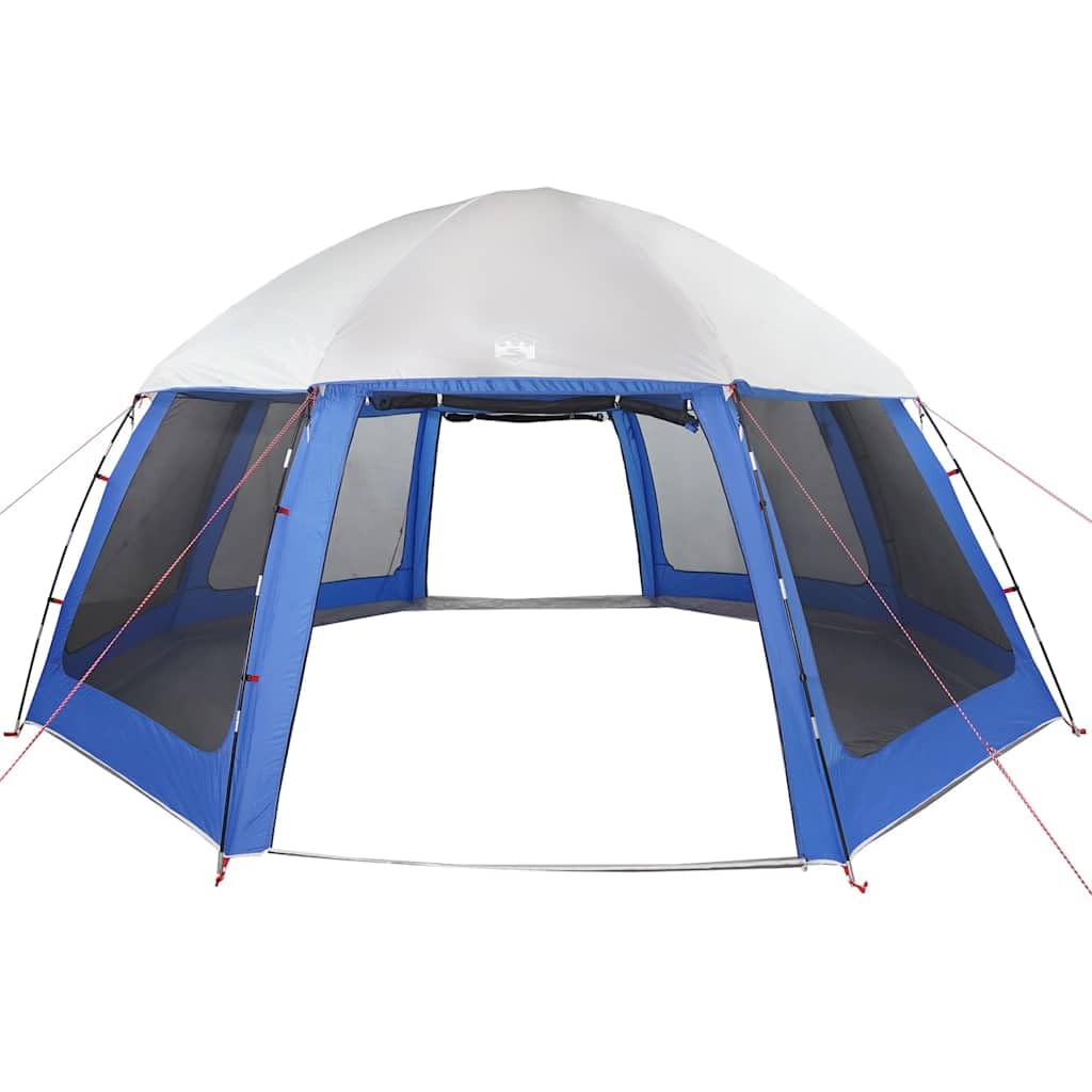 vidaXL Poolzelt mit abnehmbarem Überzelt Netzwänden Azurblau 510x510cm