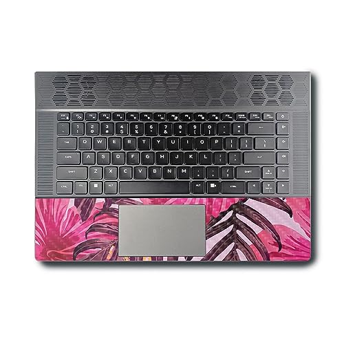 Image of MightySkins Carbon Fiber Skin Compatible With Alienware X16 R1 (2023) Full Wrap Kit - Tropical Pink | Protective, Durable Textured Carbon Fiber Finish | Easy To Apply & Change Styles | Made in the USA