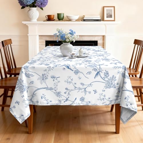 Nappe résistante aux taches Chinoiserie imperméable et lavable pour table