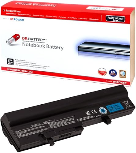DR.BATTERY PA3837U-1BRS PA3785U-1BRS PABAS220 PA3784U-1BRS PABAS218 Batería para Toshiba Mini NB305 Serie NB305 NB305-N410WH NB300 NB300-108