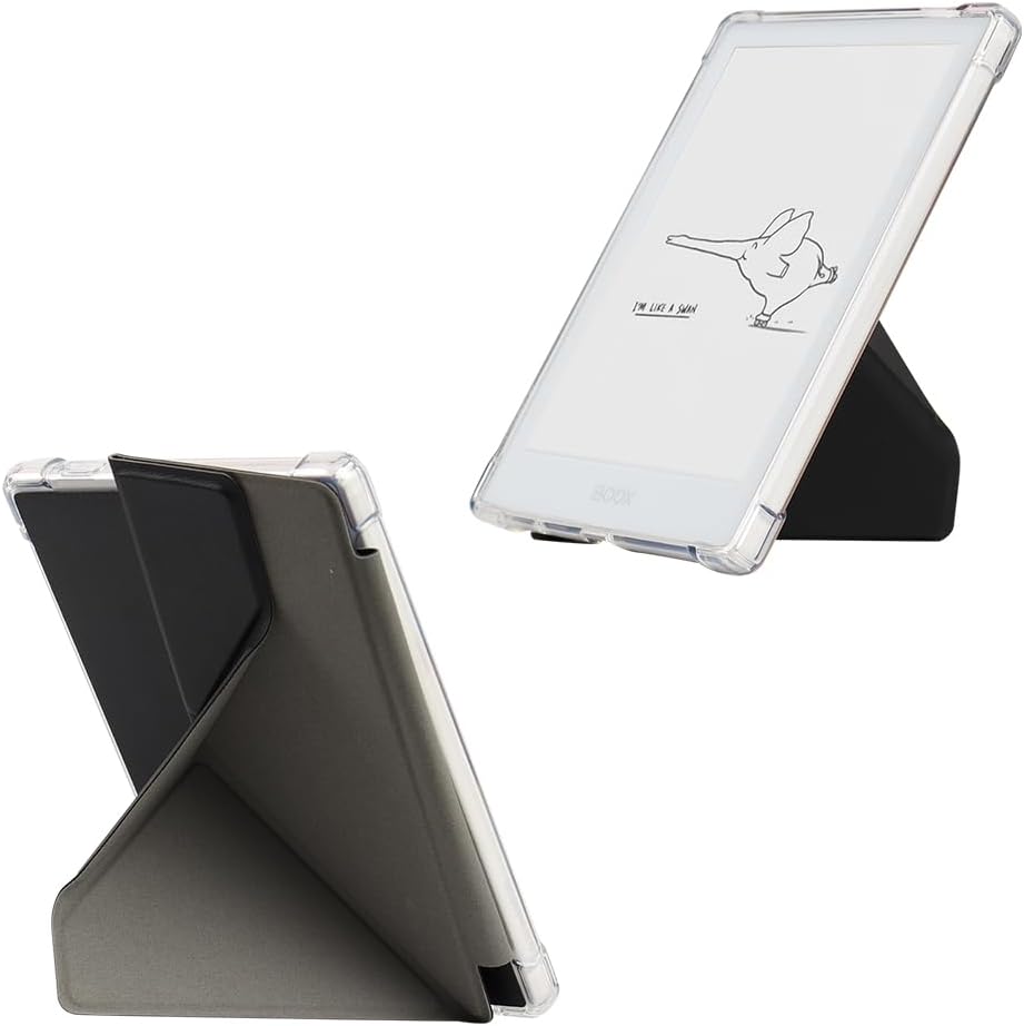 Case Compatible with Fro Onyx Boox Poke6 POKE5S Reader Leather case Go 6 ePaper deformable Horizontal and Vertical Screen Support Lightweight e-Book Tablet Soft Shell Fully Wrapped Sleep Magnetic