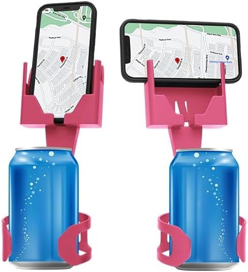 Miniatura 9 de Soporte de teléfono para portavasos de auto - Soporte universal ajustable con base expandible para manos libres - Compatible con todos los teléfonos