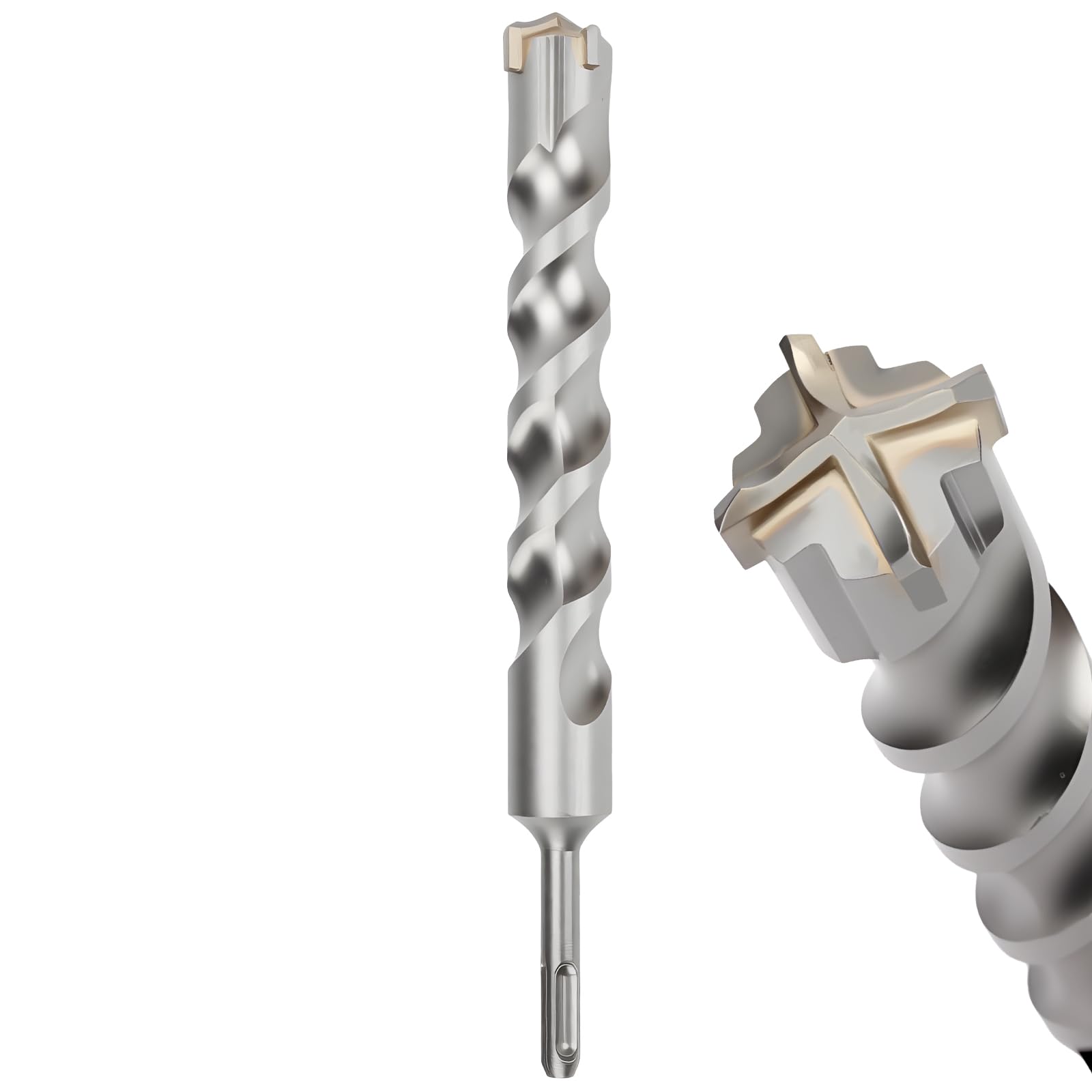 MOXPIFY 30mm Masonry Drill Bit 260mm Long, Hammer SDS Drill Bit for Reinforced Concrete, Brick Walls, SDS Plus Shank (30mm x 260mm) — image 1