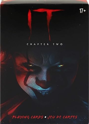 Miniatura 2 de AQUARIUS IT Playing Cards - Baraja de cartas con temática de película de TI para tus juegos de cartas favoritos, mercancía y coleccionables de TI