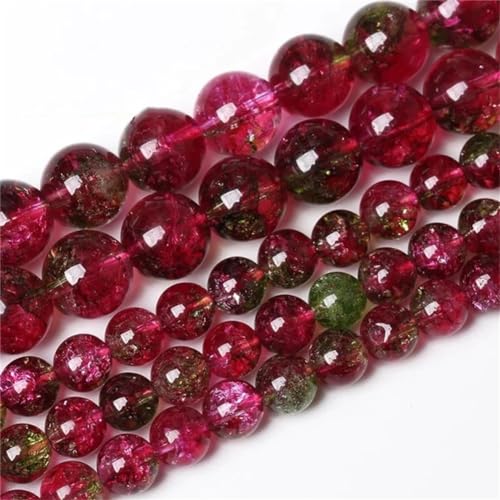 Cuentas de topacios de cuarzo natural de 10mm para hacer joyas y collares 2