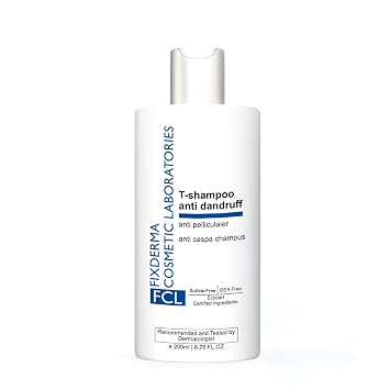 FCL 2% Salicylic Acid T-Shampoo with 1% Tea Tree Oil | Dandruff Shampoo, Psoriasis Shampoo | Itchy Scalp Treatment | Control Excess Oil & Reduces Acne - 6.76 Fl Oz
