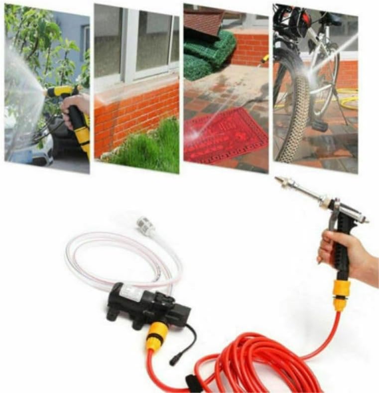 Suitable for 12v Car Electric Camping Shower RV Camper Travel Pet Outdoor Portable High Pressure Power Clean Washer Pump