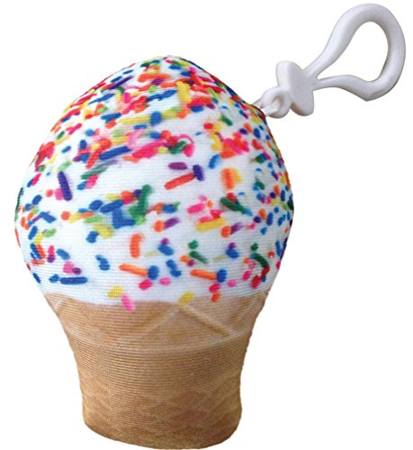 iscream Fun Scent Photoreal Print Microbead Filled Backpack Keyring Collection - Sweets & Treats