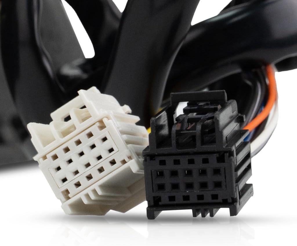 For GMC Yukon XL 1500 2007-2014 Door Mirror Passenger Side | Power | Heated | Power Folding | w/Memory | Signal Light & Puddle Light | 2 Caps | Paintable/Textured Black | For 25779849 | GM1321377