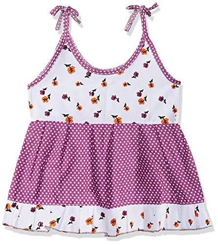Image of ONCH Baby and Kids Girls Cotton A line Printed Frock Dress Pack of 6