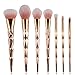 Produktbild Btruely Makeup Pinsel Set 7PCS Professionelles Schminkpinsel Kosmeti Lidschatten Gesichtspinsel Eyeliner Kosmetik Bürste Schmink Pinselset Erröten Kosmetische Concealer Pinsel Pulver Pinsel (Roségold)