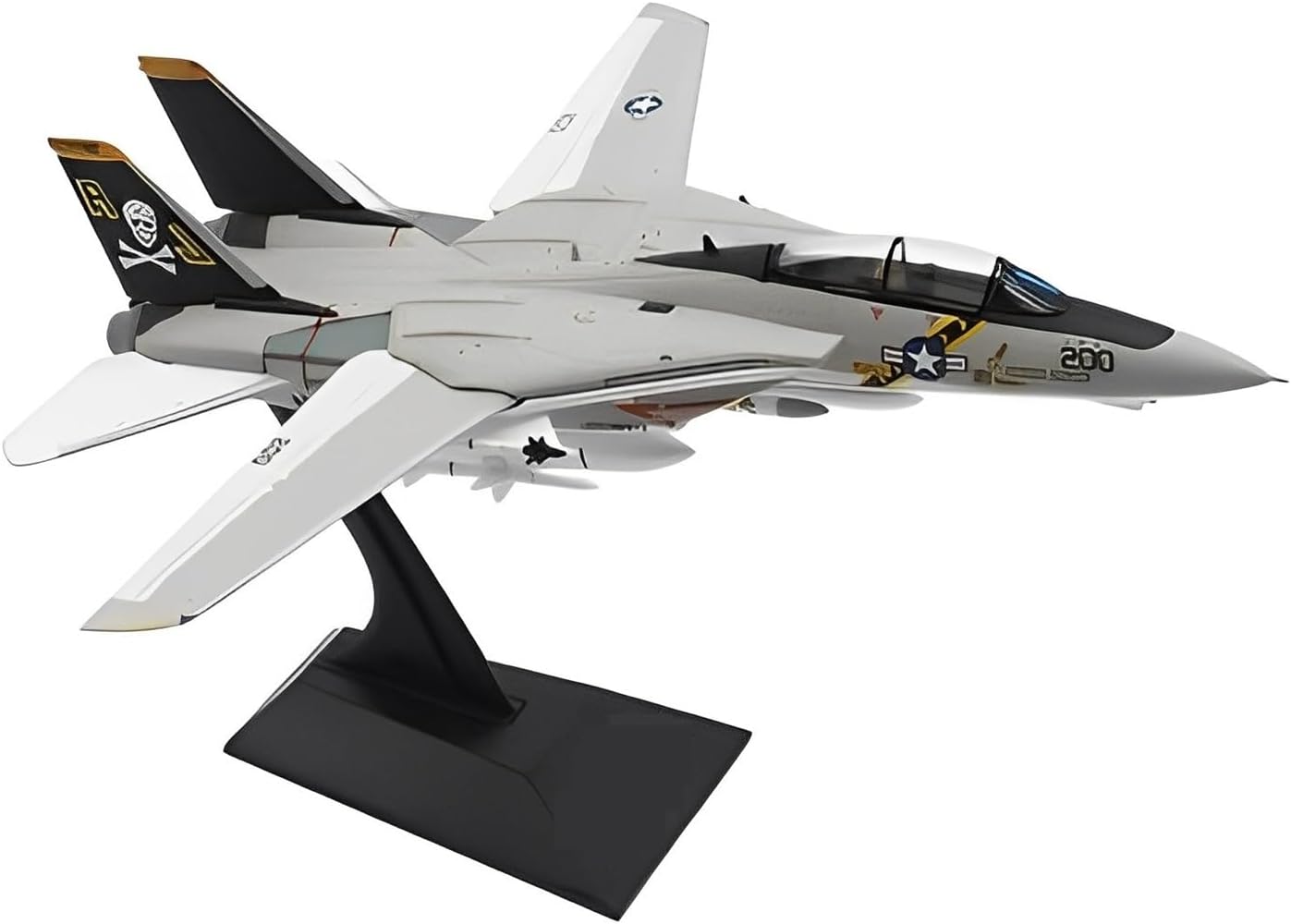 1：48 for VF-84 F-14 Diecast Scale Alloy Simulation Fighter Model Collection Souvenir Display Hobby Playgame Kit
