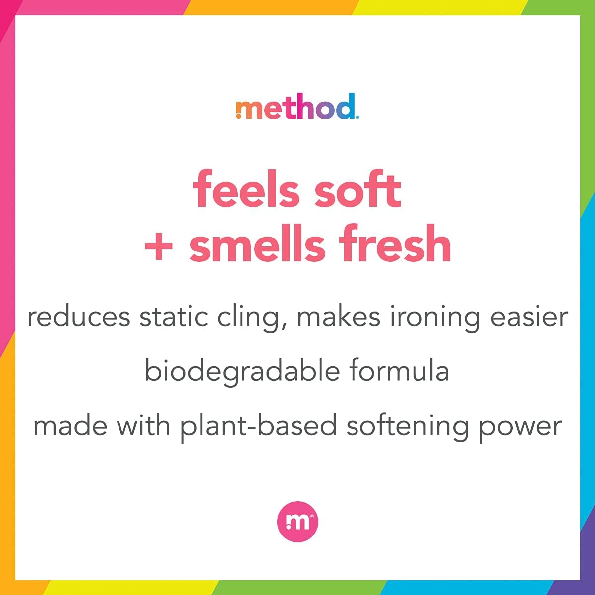 Method Fabric Softener, Ginger Mango, 53.5 Ounces, 45 Loads, 1 pack, Packaging May Vary