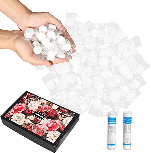 220pcs Compressed Towel, Magic Disposable Face Compressed Towels, Soft Compressed Hand Wipe, Portable Compressed Coin Tissue for Travel（Gift box）