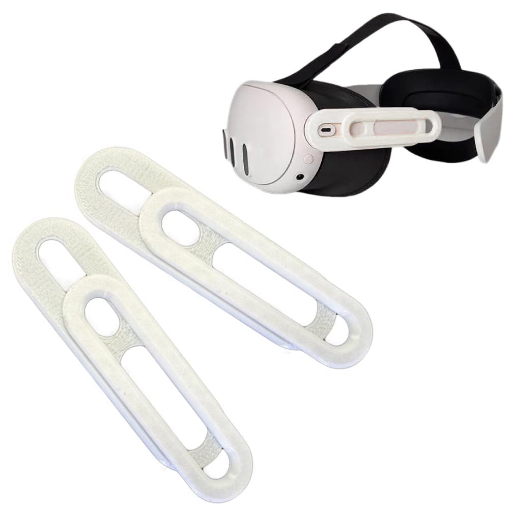 BeisDirect Adattatore regolabile per cinturino per la testa Meta Quest 3 Elite Strap per Quest 3 Fascia Connessione a Quest 3 VR Cinghia per la testa Accessori stampati in 3D