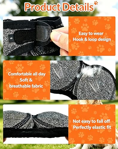 Image of Dog Ear Muff Noise Protection, Noise Cancelling Headphone for Dogs, Adjustable No Shake Dog Ear Cover Noise Blocking, Dog Ear Wrap Sound Reduction Anxiety Relief, Grooming Calming Hood (Small, 2 Pack) | Soft & Lightweight, Adjustable Ear Muffs for Dogs, Reducing Noise During Fireworks, Grooming, Bathing and Stressful