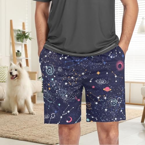 visesunny Men's Pajama bottoms Lounge Sleep Shorts Summer Soft Comfortable Breathable Pajamas Shorts with Pockets2