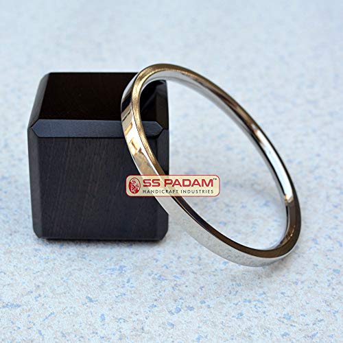Image of Stainless Steel 6mm Flat Master Kada for Men & Women by SS Padam Handicraft Industries
