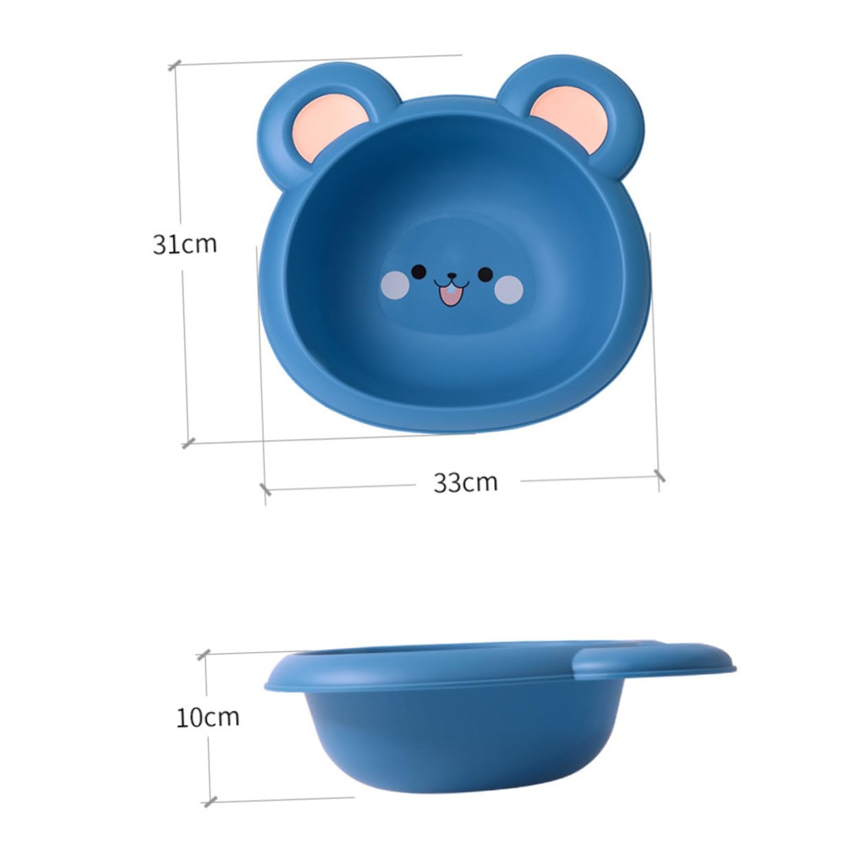 YARNOW Portable Wash Basin Mini Bathtub for Boy Girl Lightweight and Easy to Clean for Newborn Bathing and Face Washing for Boys