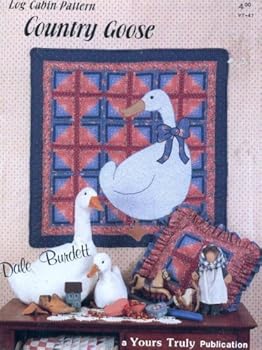 Paperback Log Cabin Pattern - Country Goose Book