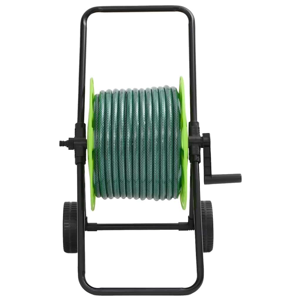 Schlauchwagen mit Schlauchanschluss-Set 0,75" 30 m PVC Grün,9.43kg,3281526