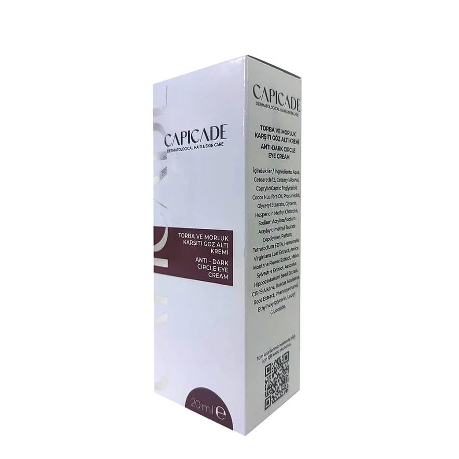 Capicade Torba Ve Morluk Karşıtı Göz Altı Krem 20 Ml